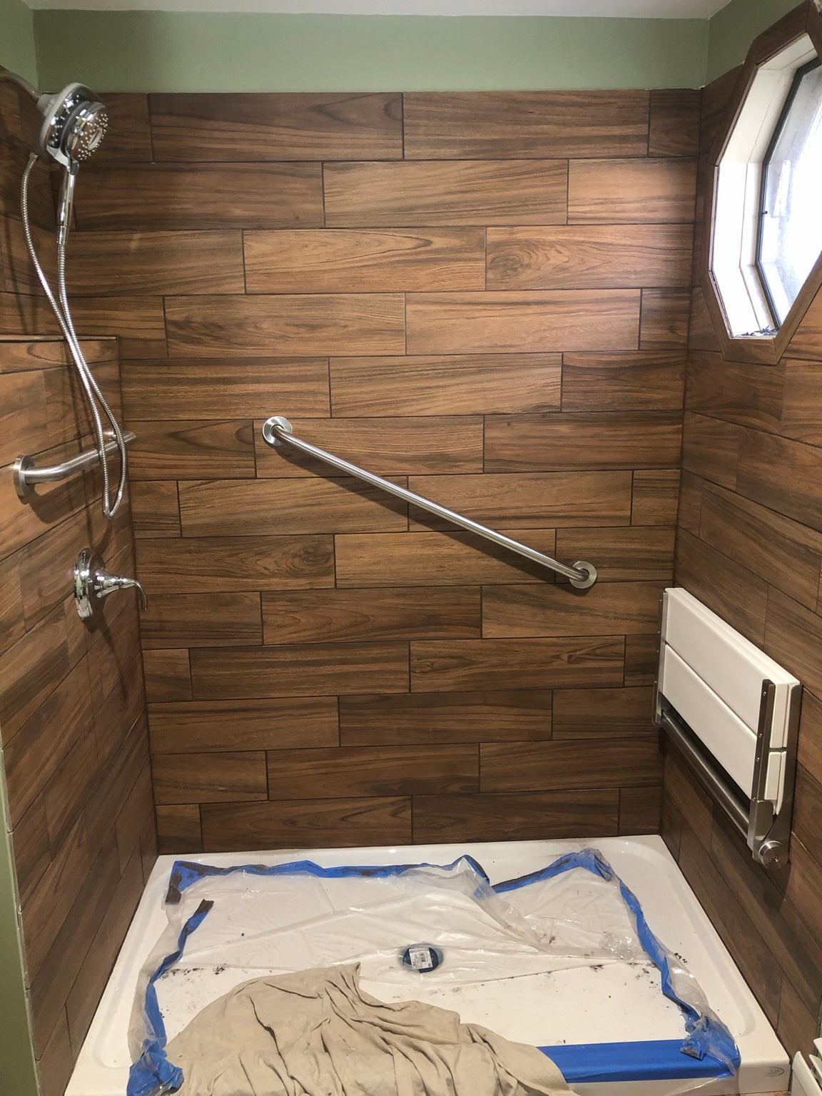 Belgrade Village Bathroom Remodel completed by Darrell Warren Builders