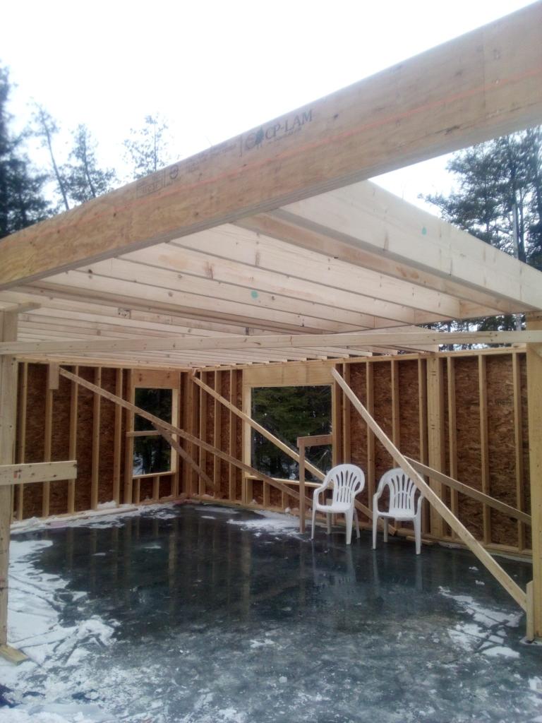 Monson Lakeside Home Shell Construction project photo 7
