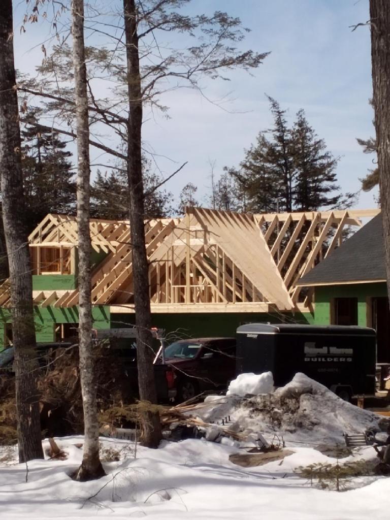 Monson Lakeside Home Shell Construction project photo 8