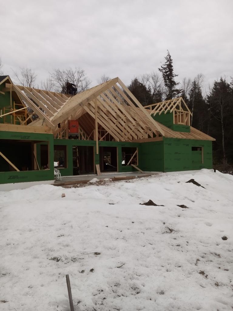 Monson Lakeside Home Shell Construction project photo 9