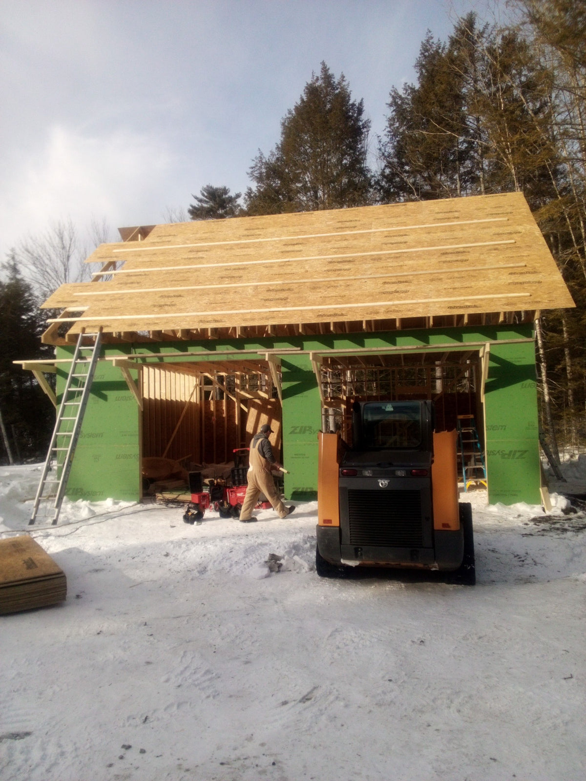 Monson Lakeside Home Shell Construction project photo 10