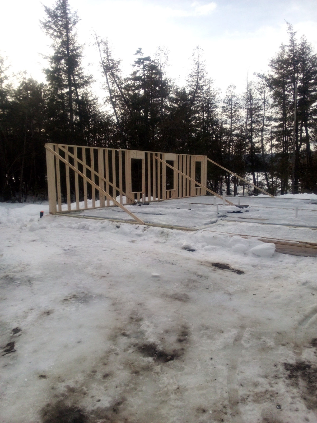 Monson Lakeside Home Shell Construction project photo 11