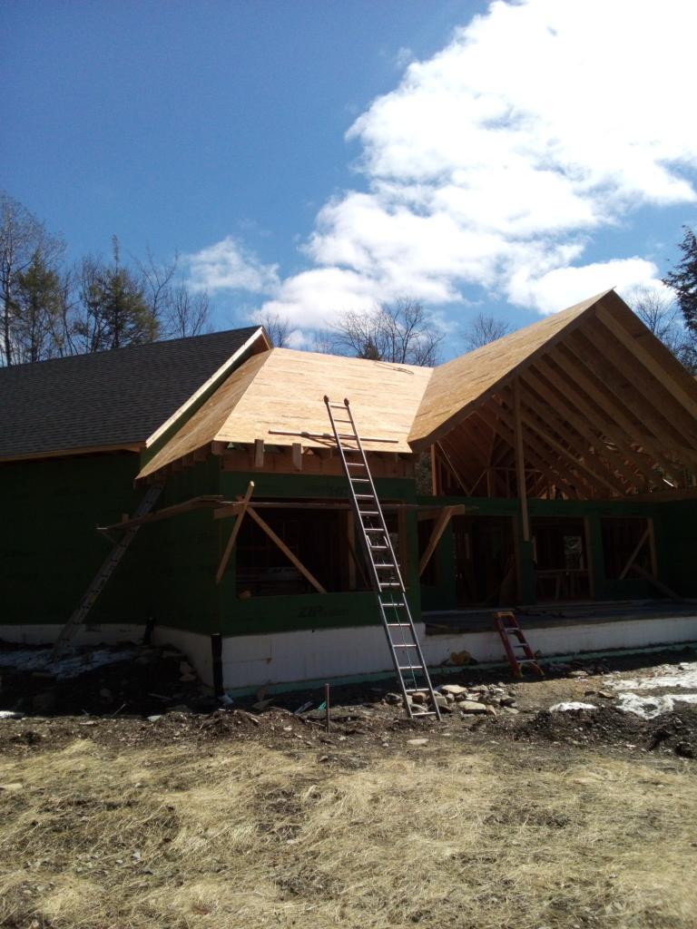 Monson Lakeside Home Shell Construction project photo 13