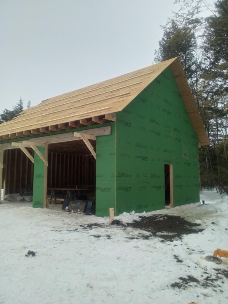 Monson Lakeside Home Shell Construction project photo 14