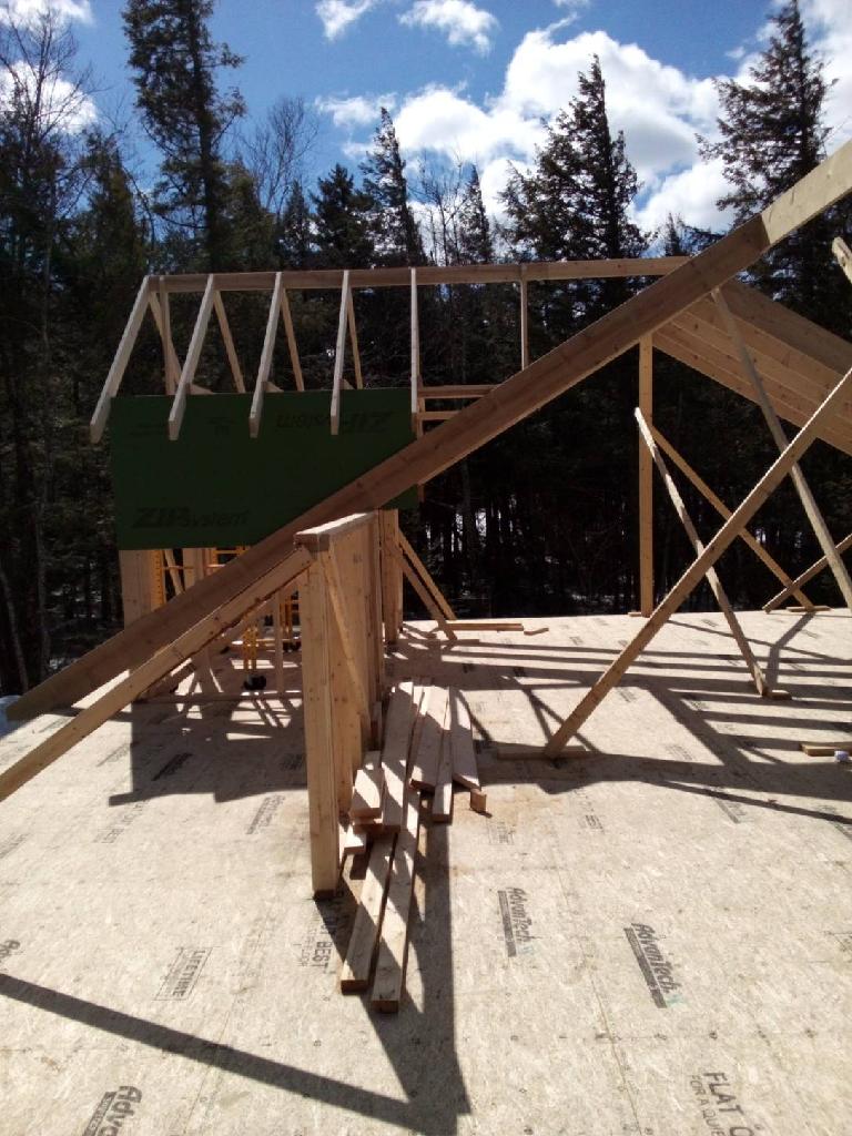 Monson Lakeside Home Shell Construction project photo 16