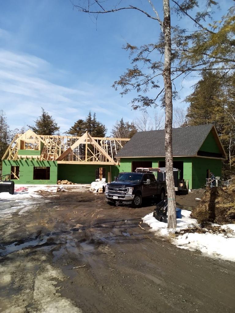 Monson Lakeside Home Shell Construction project photo 17