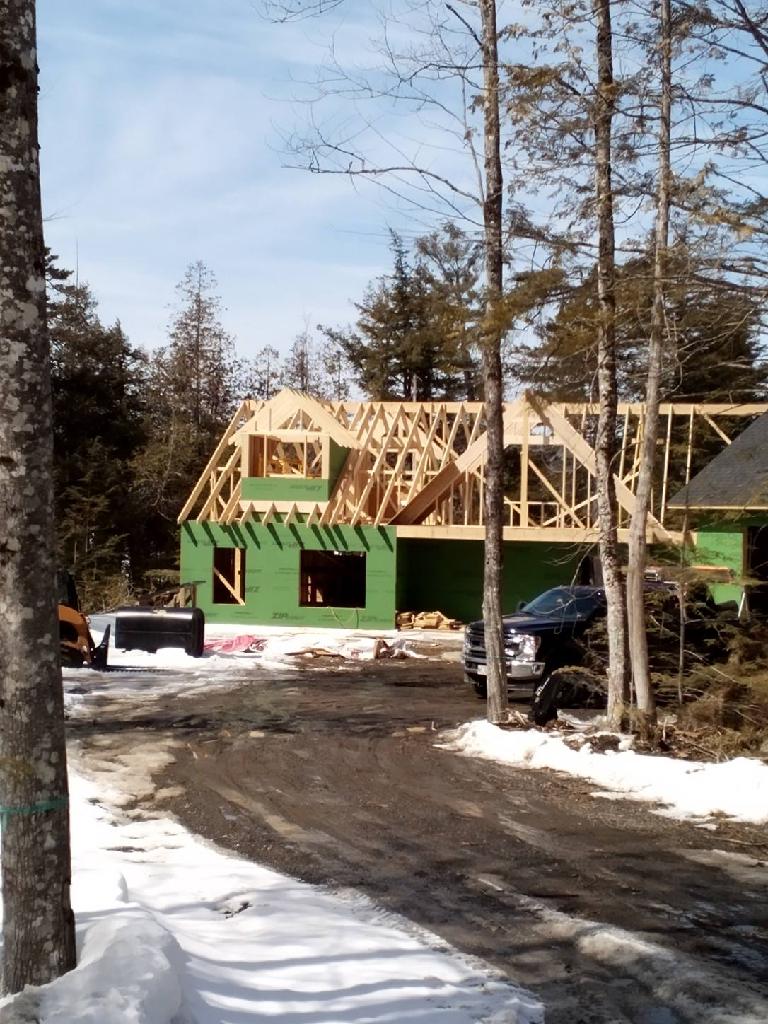 Monson Lakeside Home Shell Construction project photo 19