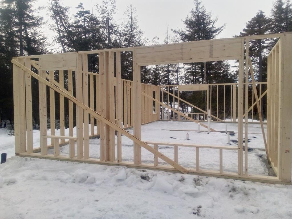 Monson Lakeside Home Shell Construction project photo 20
