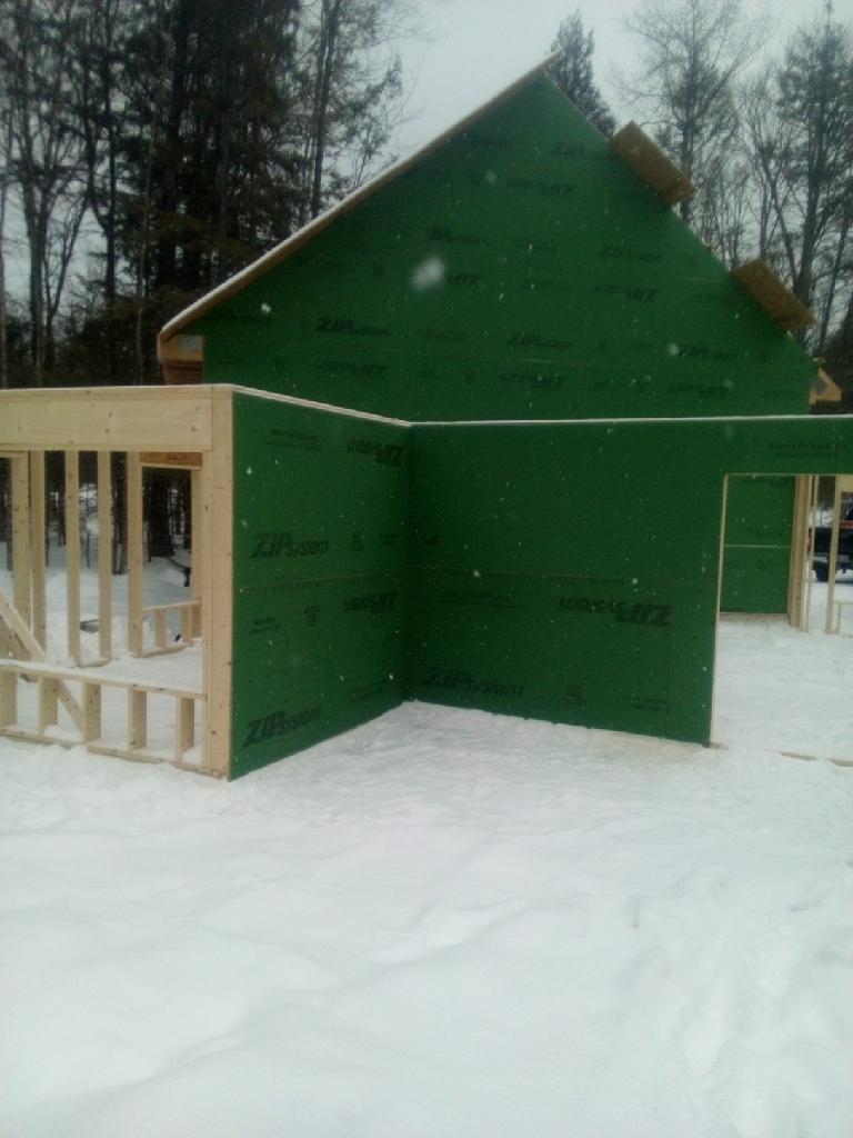 Monson Lakeside Home Shell Construction project photo 21