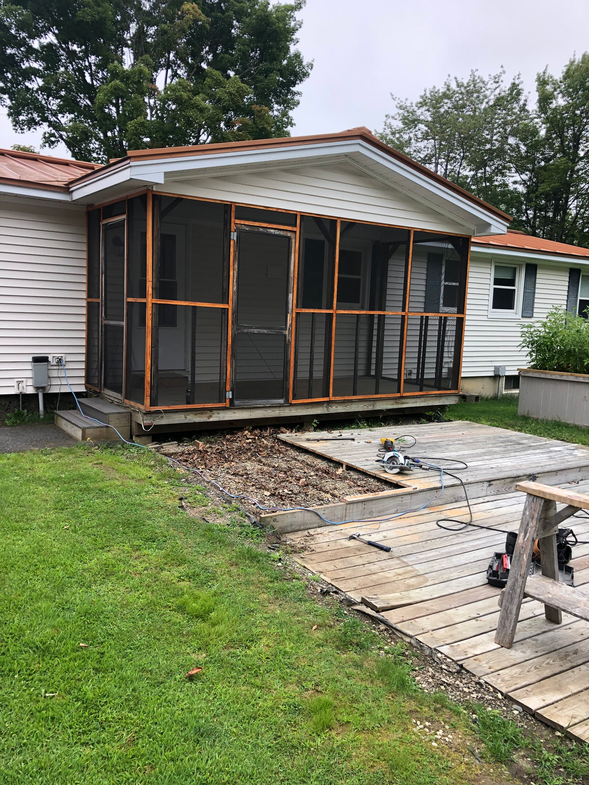 Waterville Four-Season Porch Conversion project photo 2